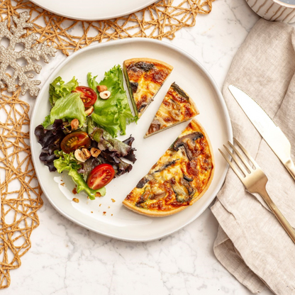 Spinach and Mushroom Quiche